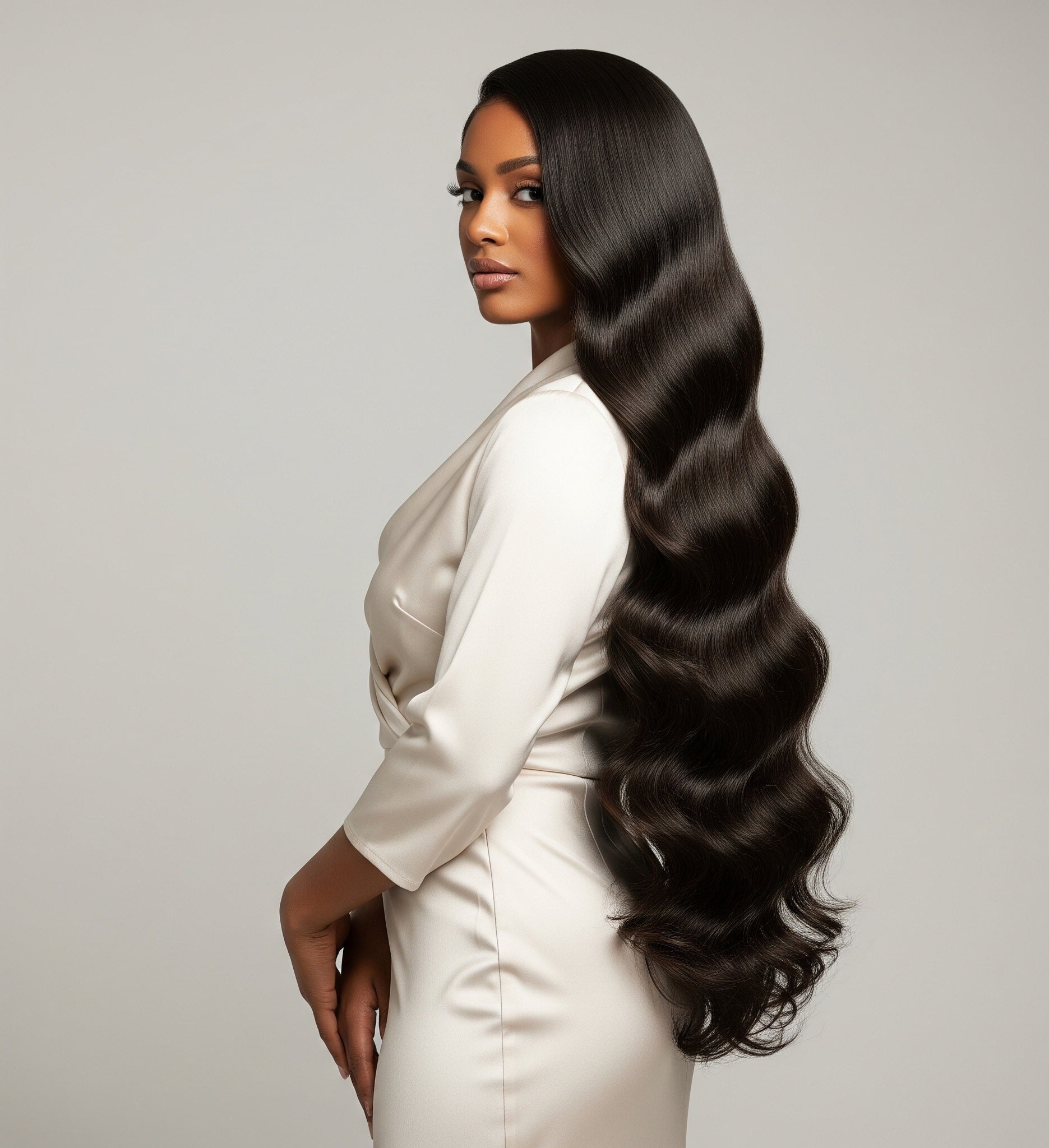 Raw Indian wavy hair extensions