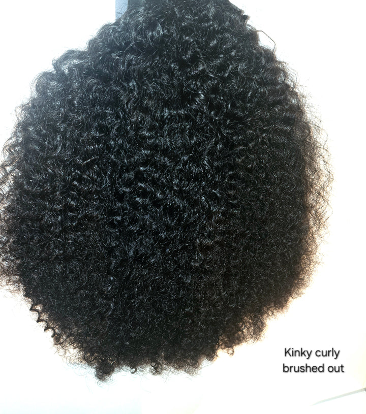 Virgin Kinky Curly Hair Extensions