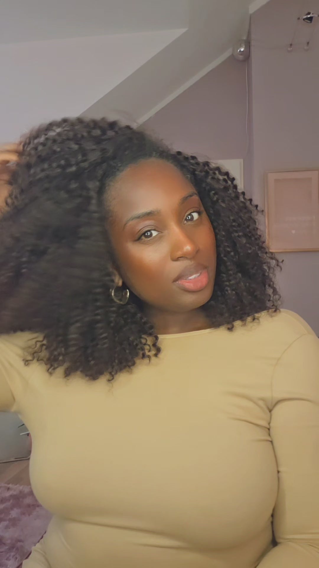 'Sade' Kinky Curly Flip over wig