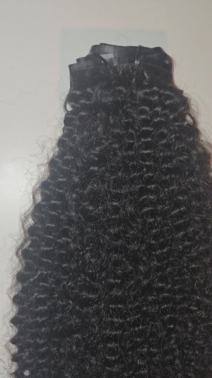 Kinky Curly Curly Clip-In Extensions (7PCS) – Premium Virgin Hair