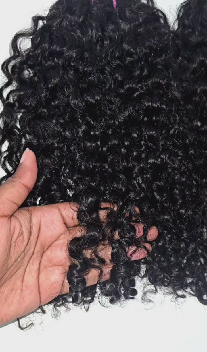 Virgin Pixie Curly Hair Extensions