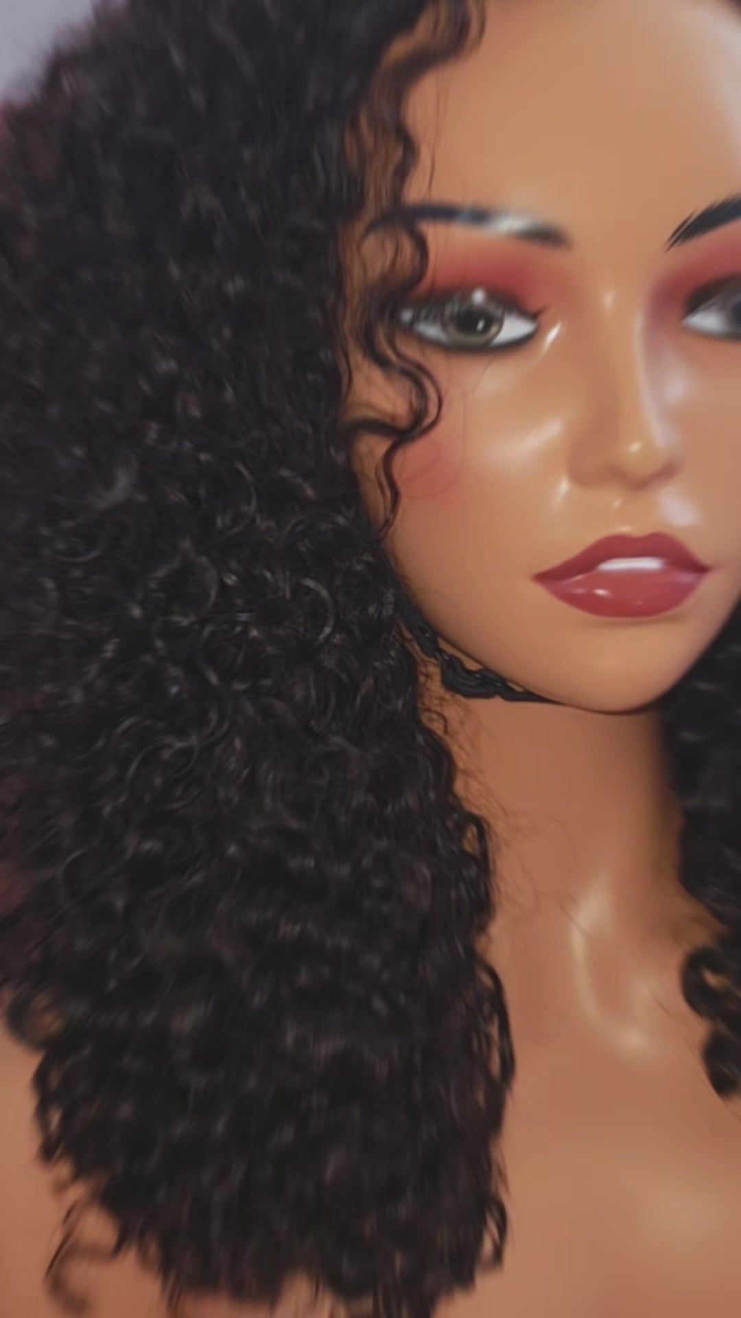 'Ayana' Burma Curly Flip over wig