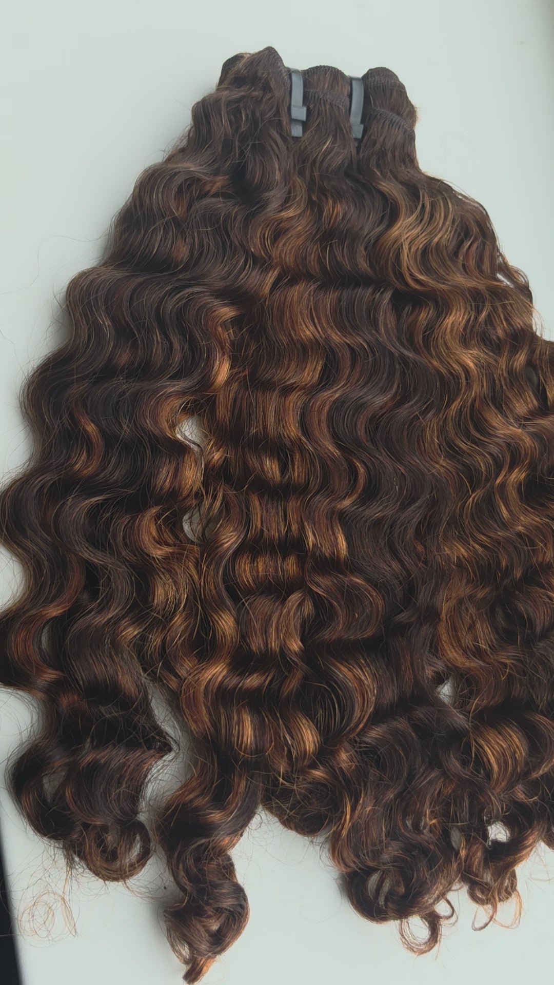 Toffee 'Ayana' Burma Curly Hair Extensions