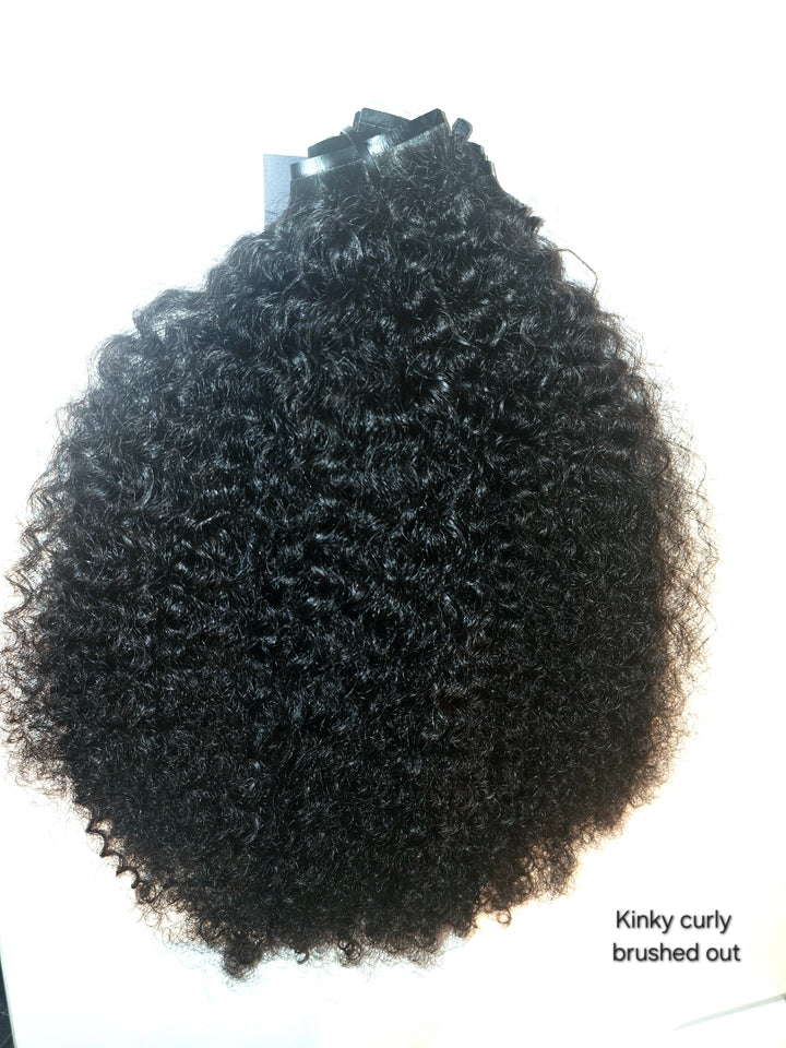 Kinky Curly Curly Clip-In Extensions (7PCS) – Premium Virgin Hair