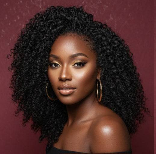 Cambodian Curly Flip over wig