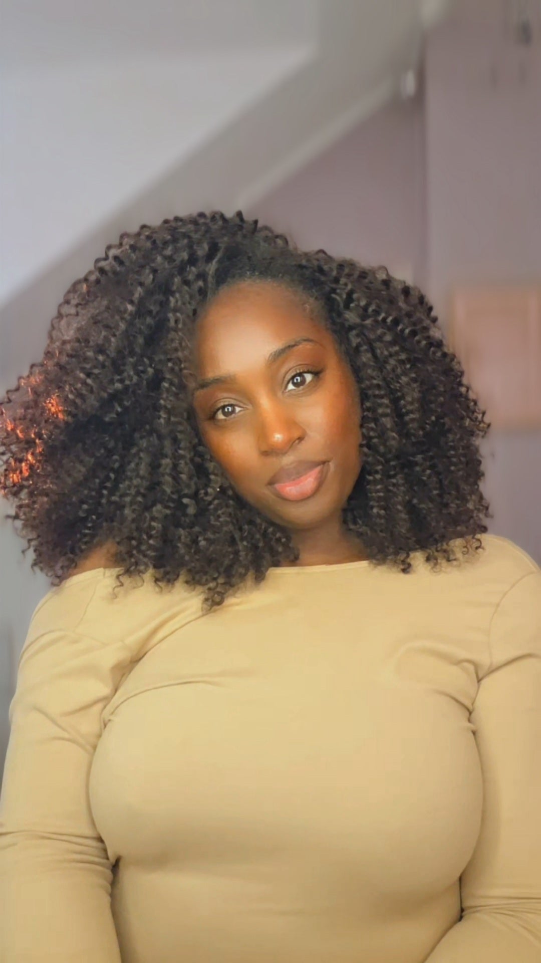 'Sade' Kinky Curly Flip over wig