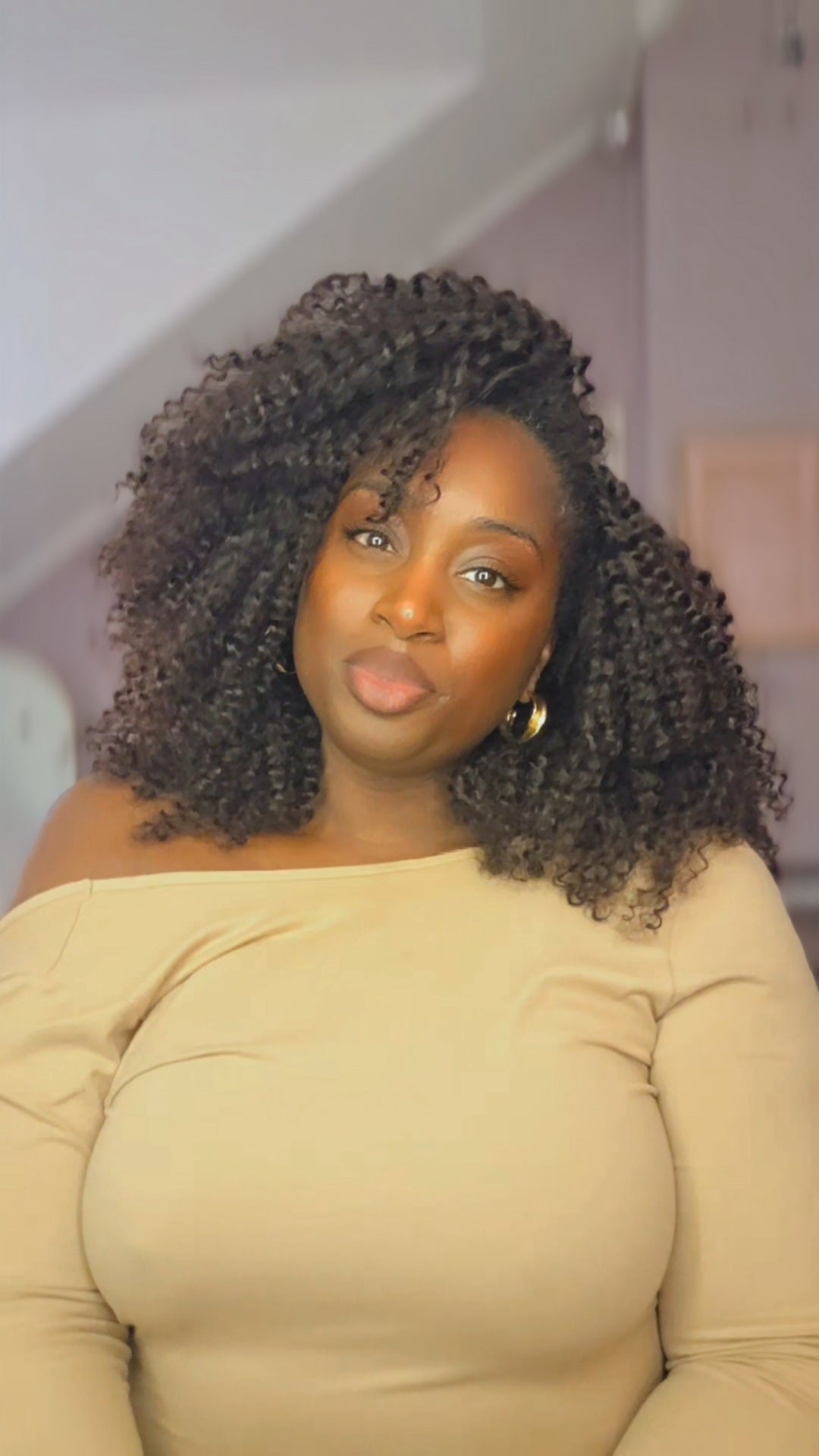 'Sade' Kinky Curly Flip over wig