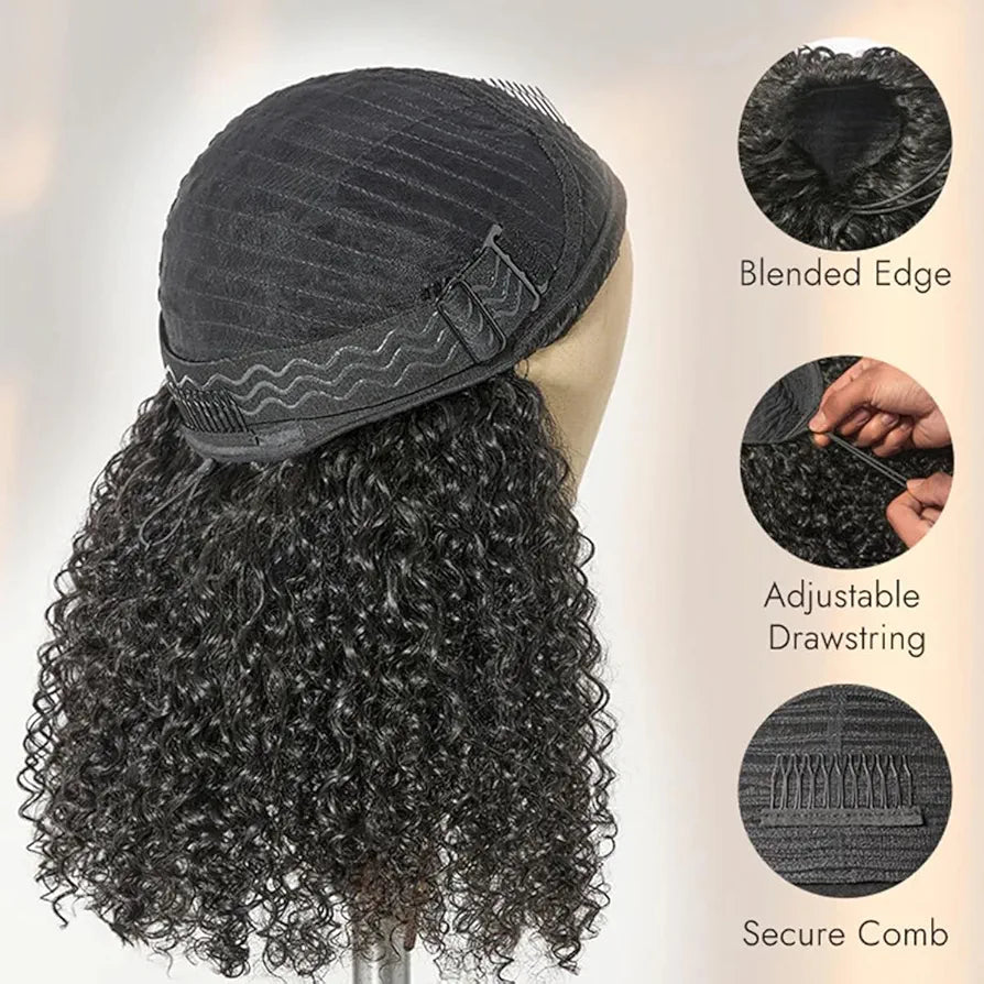 Cambodian Curly Flip over wig