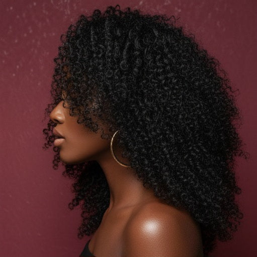 Cambodian Curly Flip over wig